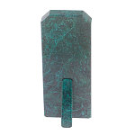 Часы погон ВС подарочные настольные из натурального камня Змеевик Military Clock варинант исполнения - 15 | Loft Concept в Самаре