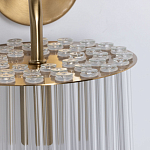 Бра с круглым основанием и длинными прозрачныи стеклянными трубками Nembus варинант исполнения - 4 | Loft Concept в Самаре