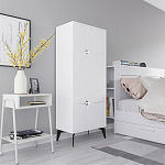 Комод белый с 4-мя дверцами на металлических ножках SPARK MULTIPURPOSE CABINET WHITE варинант исполнения - 2 | Loft Concept в Самаре