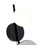 Бра с матовым плафоном в форме шара и зеркальной плоской панелью Lunar Echo  варинант исполнения - 1 | Loft Concept в Самаре