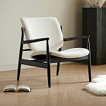 Кресло с каркасом и ножками из древесины и мягкими сиденьем и спинкой Venice варинант исполнения - 6 | Loft Concept в Самаре