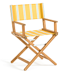 Кресло режиссерское из акации и ткани Geneva варинант исполнения - 6 | Loft Concept в Самаре