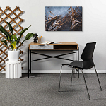 Стол рабочий в стиле лофт с ящиком и нишей для хранения Urban Style Space варинант исполнения - 4 | Loft Concept в Самаре