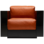 Дизайнерское кожаное кресло Poltronova Saratoga Armchair варинант исполнения - 1 | Loft Concept в Самаре