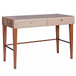 Стол письменный из массива бука с 2-мя ящиками бежевый Wenge Light варинант исполнения - 1 | Loft Concept в Самаре