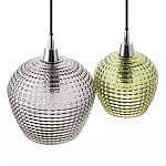 Подвесной светильник каскадный с 2-мя рельефными плафонами Cascade with Relief Lampshades варинант исполнения - 4 | Loft Concept в Самаре