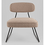 Кресло лаунж Kate букле капучино варинант исполнения - 4 | Loft Concept в Самаре