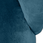 Барный стул вращающийся со спинкой Синий Велюр Vendramin Chair варинант исполнения - 3 | Loft Concept в Самаре