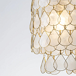 Подвесной светильник с декором из натуральной морской ракушки Iridescent Light варинант исполнения - 4 | Loft Concept в Самаре