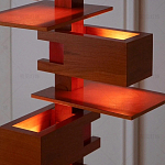 Торшер с каркасом из множества полок Links варинант исполнения - 2 | Loft Concept в Самаре