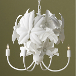Люстра белая в виде цветков шиповника White Rosehip Flower варинант исполнения - 3 | Loft Concept в Самаре