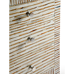 Тумбочка прикроватная Bogense Bone Inlay Bedside Beige варинант исполнения - 3 | Loft Concept в Самаре