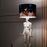 Настольная лампа с абажуром Cretto Mir варинант исполнения - 9 | Loft Concept в Самаре