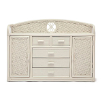 Комод из натурального ротанга Weavella белый варинант исполнения - 1 | Loft Concept в Самаре