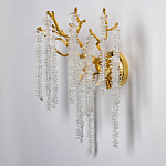 Бра золотого цвета с ветвями и хрустальными подвесками FAIRYTREE Light варинант исполнения - 3 | Loft Concept в Самаре