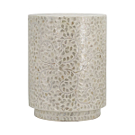 Приставной столик с рисунком из раковин устриц Bone Inlay варинант исполнения - 2 | Loft Concept в Самаре