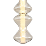 Подвесной светильник светодиодный с стеклянным волнообразным плафоном Amphora of Light варинант исполнения - 4 | Loft Concept в Самаре