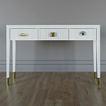 Дизайнерский Письменный стол Elsa Dreams White с тремя ящиками варинант исполнения - 1 | Loft Concept в Самаре