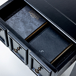 Черная тумба с выдвижным ящиком Monica варинант исполнения - 4 | Loft Concept в Самаре