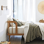 Кровать из массива дуба с пружинным блоком Mateta варинант исполнения - 8 | Loft Concept в Самаре