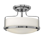 Потолочный светильник с круглым матовым белым плафоном Hinkley варинант исполнения - 9 | Loft Concept в Самаре