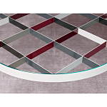 Дизайнерский круглый кофейный стол со стеклянной столешницей Gio Ponti D.555.1 Coffee Table варинант исполнения - 3 | Loft Concept в Самаре