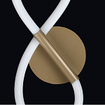 Бра с белым плафоном в форме восьмерки и круглым основанием Luke Lampco Tracer Lamp варинант исполнения - 5 | Loft Concept в Самаре