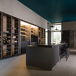 Кухонный гарнитур из массива дуба и камня Ratio Dada Engenereed варинант исполнения - 1 | Loft Concept в Самаре