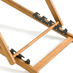 Шезлонг из акации и ткани Venezuela варинант исполнения - 9 | Loft Concept в Самаре