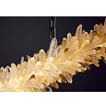 Люстра линейная светодиодная из необработанных кристаллов Mountain Comet варинант исполнения - 1 | Loft Concept в Самаре