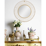 Зеркало круглое настенное в металлической оправе Modern Mirror Space варинант исполнения - 4 | Loft Concept в Самаре