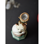 Подсвечник в виде кошки из фарфора с бронзовыми элементами Paradise Cat варинант исполнения - 6 | Loft Concept в Самаре