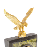 Настольный письменный набор из змеевика  и бронзы с декором в виде орла в подарочной упаковке Successful Leader варинант исполнения - 3 | Loft Concept в Самаре