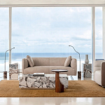 Приставной столик из массива дерева Walnut варинант исполнения - 8 | Loft Concept в Самаре