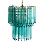 Дизайнерская люстра Blue Lagoon glass бирюзовое стекло  варинант исполнения - 1 | Loft Concept в Самаре