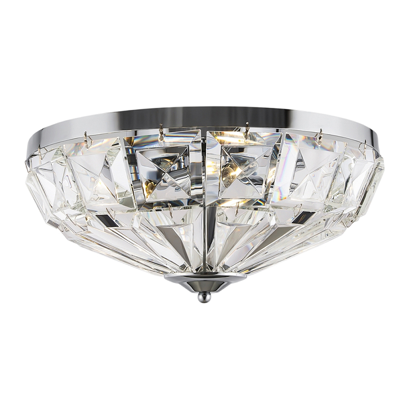 Потолочный светильник Facet E14х4 Хром Прозрачный в Самаре | Loft Concept 