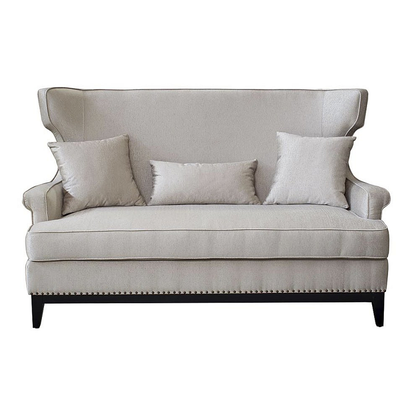 Диван Seine Sofa Velvet 2 Бежево-серый Диван Seine Sofa Velvet 2 Бежево-серый в Самаре | Loft Concept