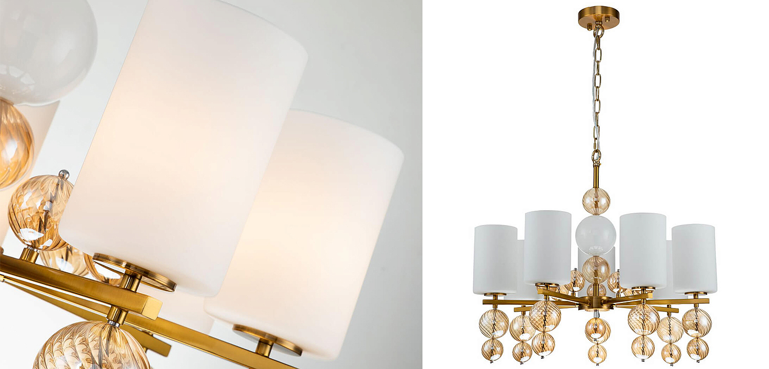 Люстра Blown Glass Balloons Chandelier 7 Люстра Blown Glass Balloons Chandelier 7 - Loft-Concept в Самаре