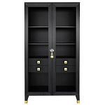 Дизайнерский шкаф витрина Elsa Dreams Black с 4-мя ящиками варинант исполнения - 1 | Loft Concept в Самаре