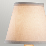 Бра со стеклянным шарообразным декором с пузырьками и бежевым абажуром Feiss варинант исполнения - 2 | Loft Concept в Самаре