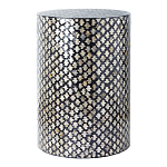 Столик круглый с инкрустацией Laura Black варинант исполнения - 1 | Loft Concept в Самаре