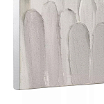 Панно декоративное с ручной росписью Gray Strokes варинант исполнения - 1 | Loft Concept в Самаре