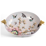 Белое фарфоровое блюдо с изображением бабочек Eden Garden варинант исполнения - 2 | Loft Concept в Самаре