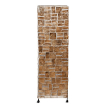 Торшер из перламутра на металлическом каркасе Indonesian Tower 2 варинант исполнения - 1 | Loft Concept в Самаре