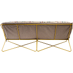 Трехместный диван на металлическом каркасе с цветочным принтом в стиле шинуазри Chinoiserie Birds on a Tree Sofa варинант исполнения - 6 | Loft Concept в Самаре