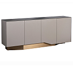 Комод со стеклянной столешницей и с выдвижными ящиками Minimalist Accent варинант исполнения - 1 | Loft Concept в Самаре