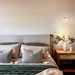 Подвесной светильник с янтарным рифленым стеклянным плафоном Ferm Living варинант исполнения - 7 | Loft Concept в Самаре