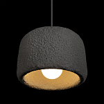 Подвесной светильник с цилиндрическим фактурным абажуром Sergey Makhno варинант исполнения - 5 | Loft Concept в Самаре