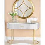 Консоль овальная на золотистых фигруных ножках Wall Console варинант исполнения - 4 | Loft Concept в Самаре