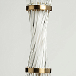 Подвесной светильник с цилиндром из прозрачных стеклянных трубок Nembus варинант исполнения - 7 | Loft Concept в Самаре